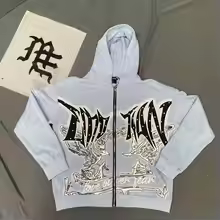 Mixed Emotional Brand Cardigan Hoodie