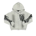 Mixed Emotional Brand Faded Grey Hoodie