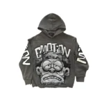 Mixed Emotional Brand Monster Grey Hoodie