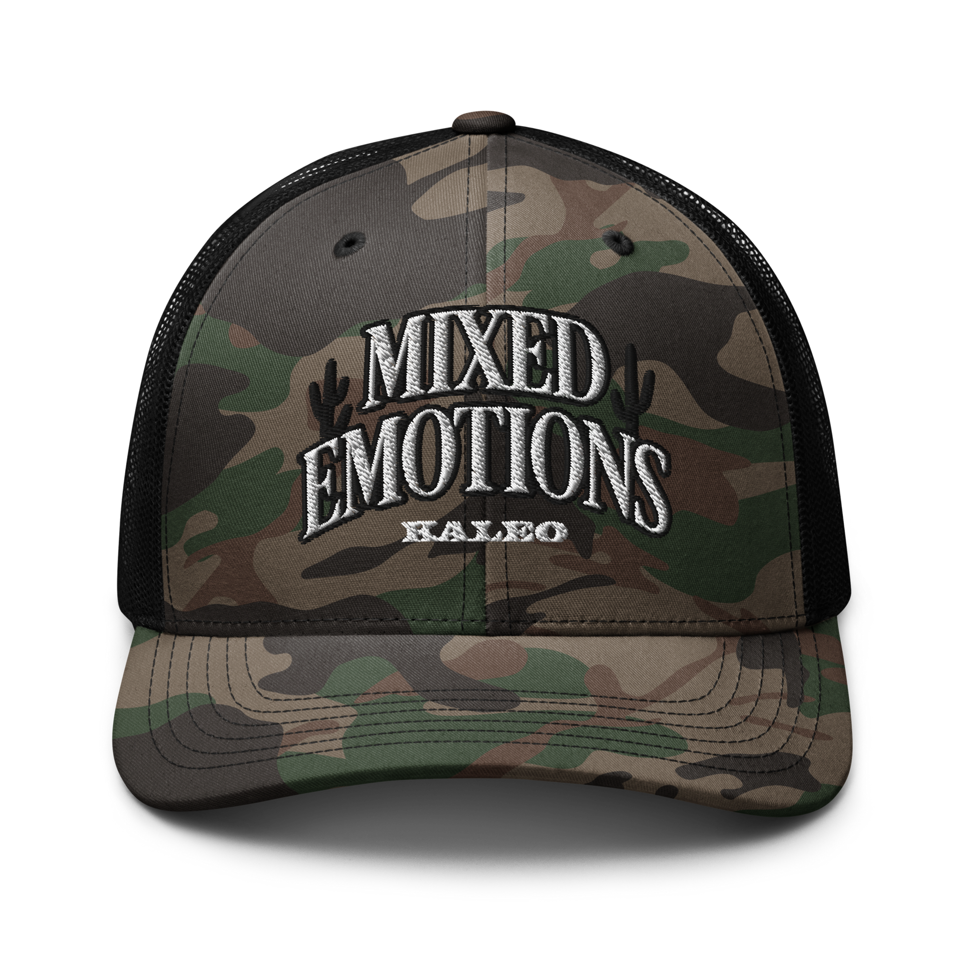 Mixed Emotional Brand Trucker Raleo Hat