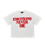 Mixed Emotional Brand Rhinestone Red Shirt