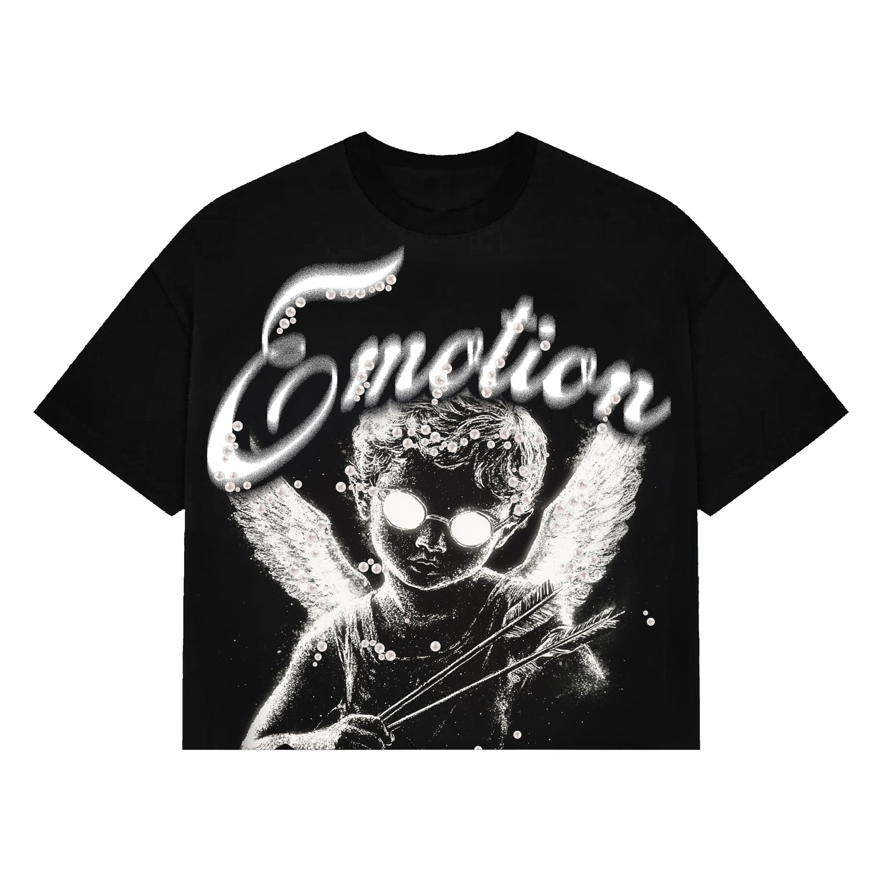 Mixed Emotional Brand Black Shirt