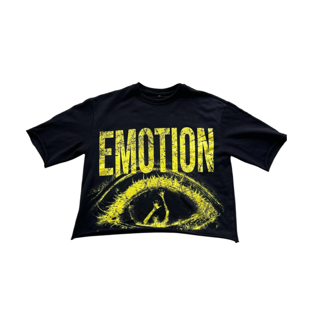 Emotion-Eye-Graphic-Tee Mixed Emotional Brand Eye Graphic Shirt
