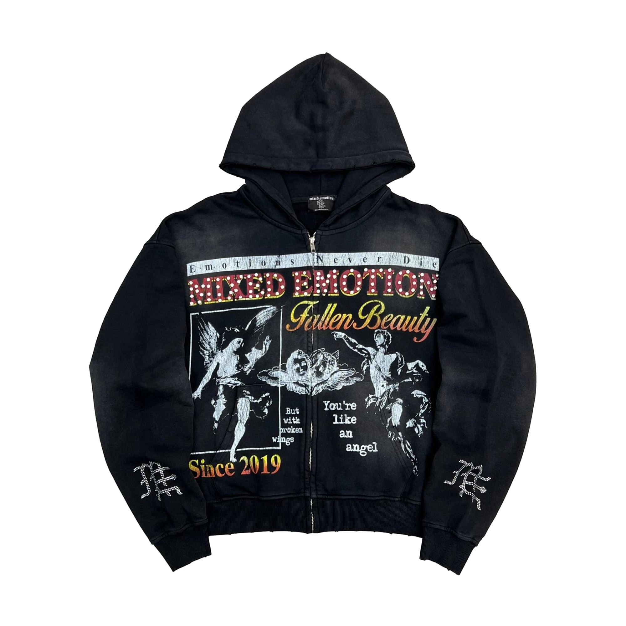 Mixed Emotional Brand Acid Radioactive Hoodie