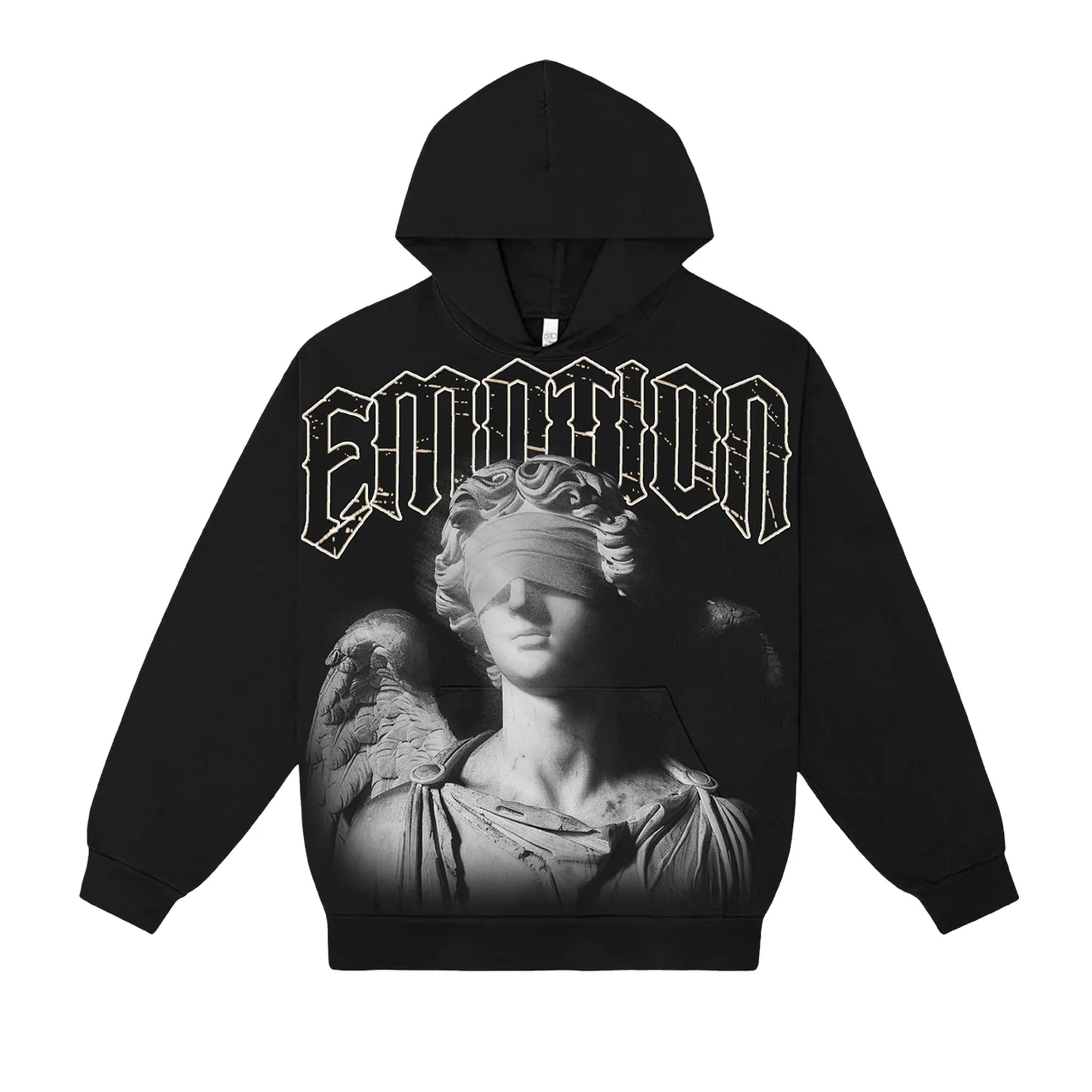 Mixed Emotional Brand Acid Blinded Hoodie