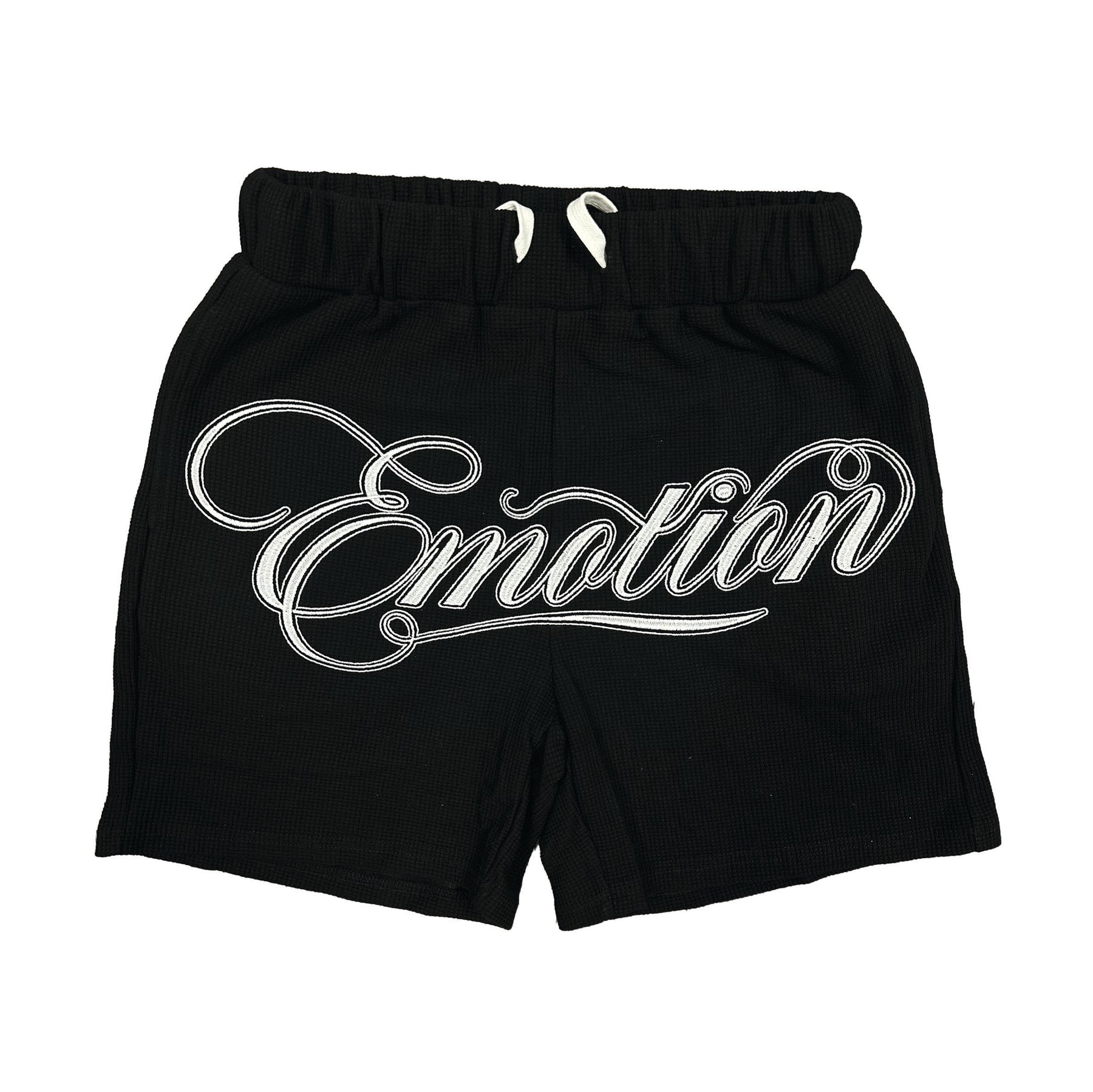 Mixed-Emotion-Black-Signature-Shorts Mixed Emotional Brand Black Signature Shorts