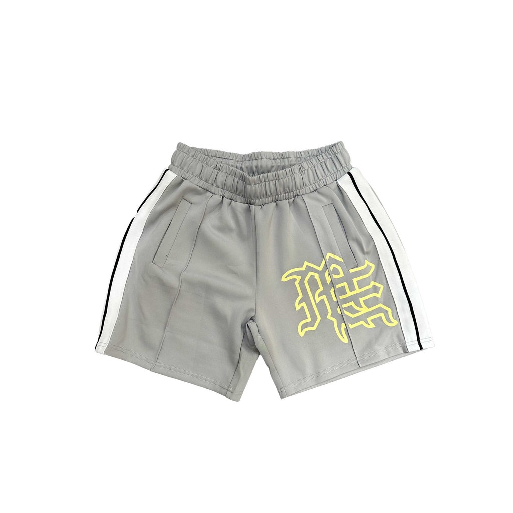 Mixed-Emotion-Grey-ChinaTown-Shorts Mixed Emotional Brand Grey China Shorts