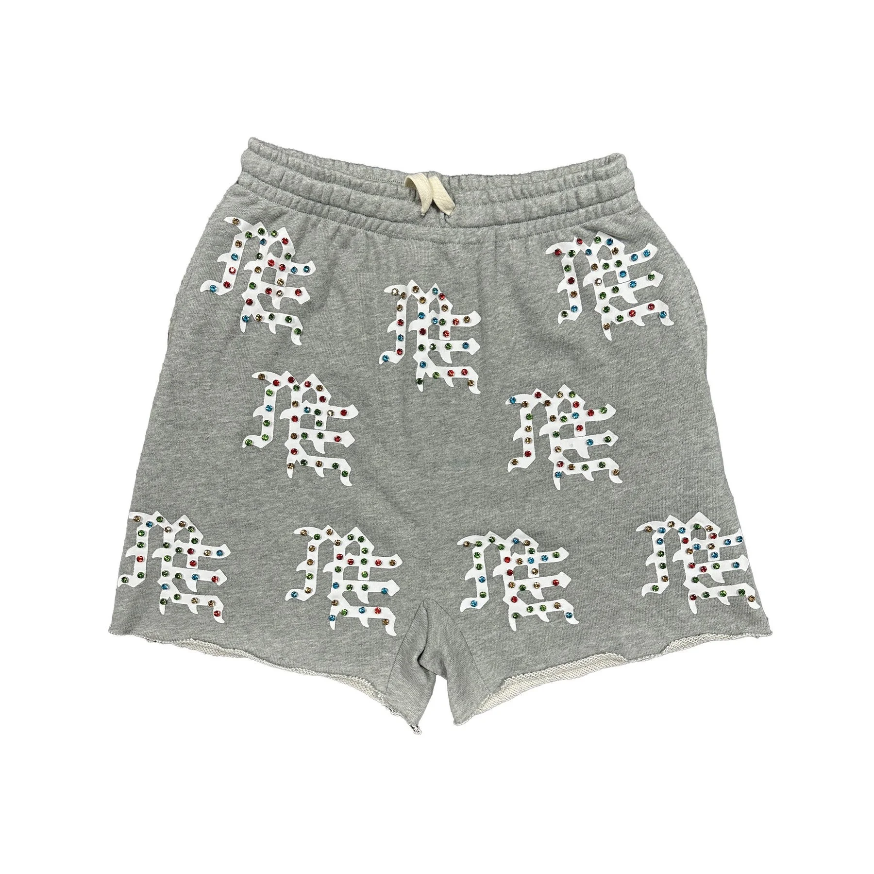 Mixed Emotional Brand Grey Me Logo Shorts