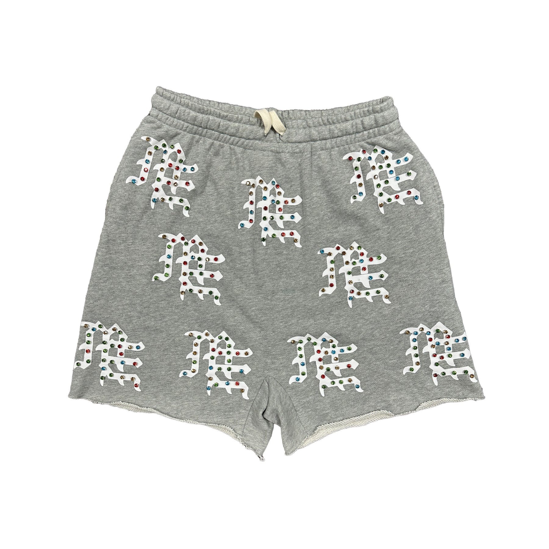 Mixed-Emotion-Grey-Me-Logo-Shorts Mixed Emotional Brand Grey Me Logo Shorts