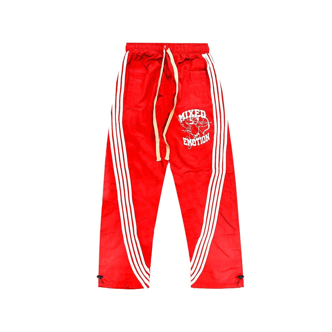 Mixed-Emotion-Red-Comfort-Pants Mixed Emotional Brand Red Comfort Sweatpants