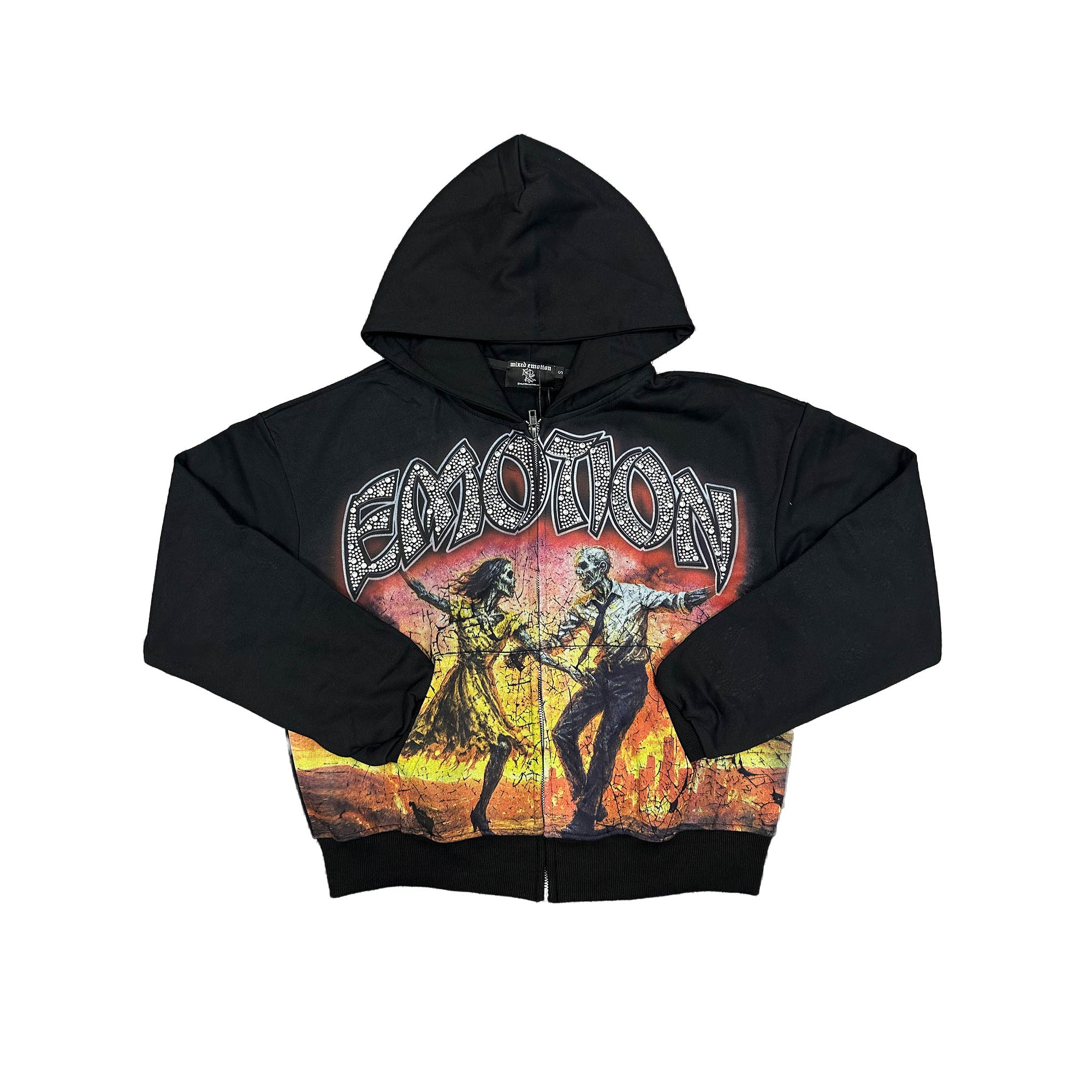 IMG-3968 Mixed Emotional Last Dance Rhinestone Hoodie