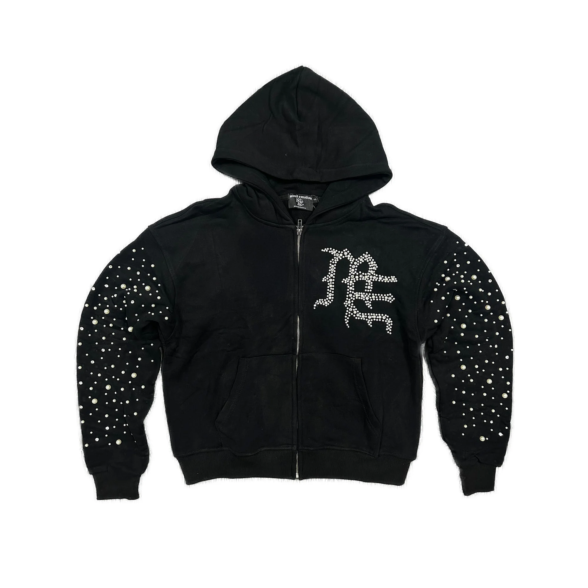 Mixed Emotional Brand Black Pearl Hoodie
