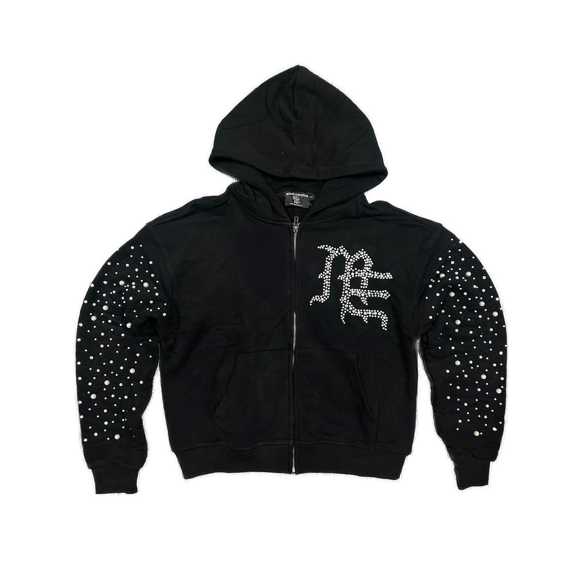 Mixed Emotional Brand Black Pearl Hoodie