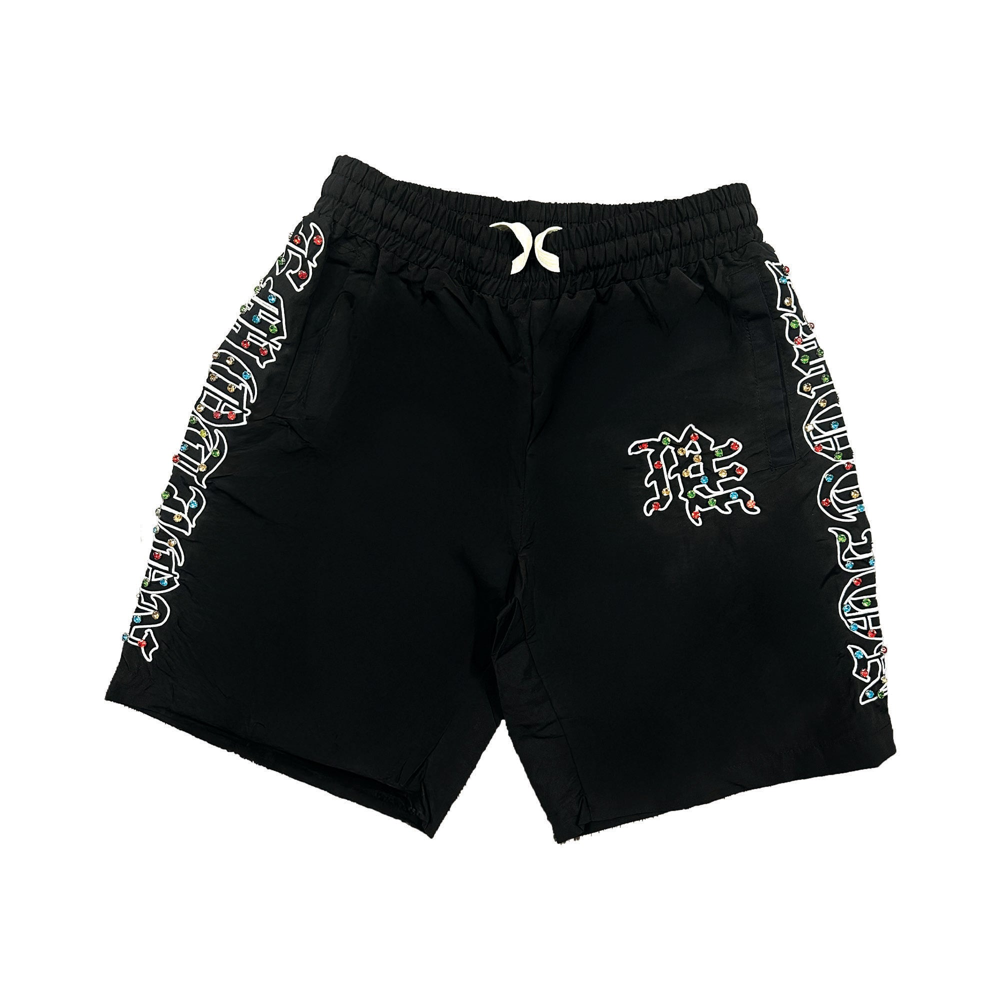 Mixed Emotional Brand Nylon Me Shorts