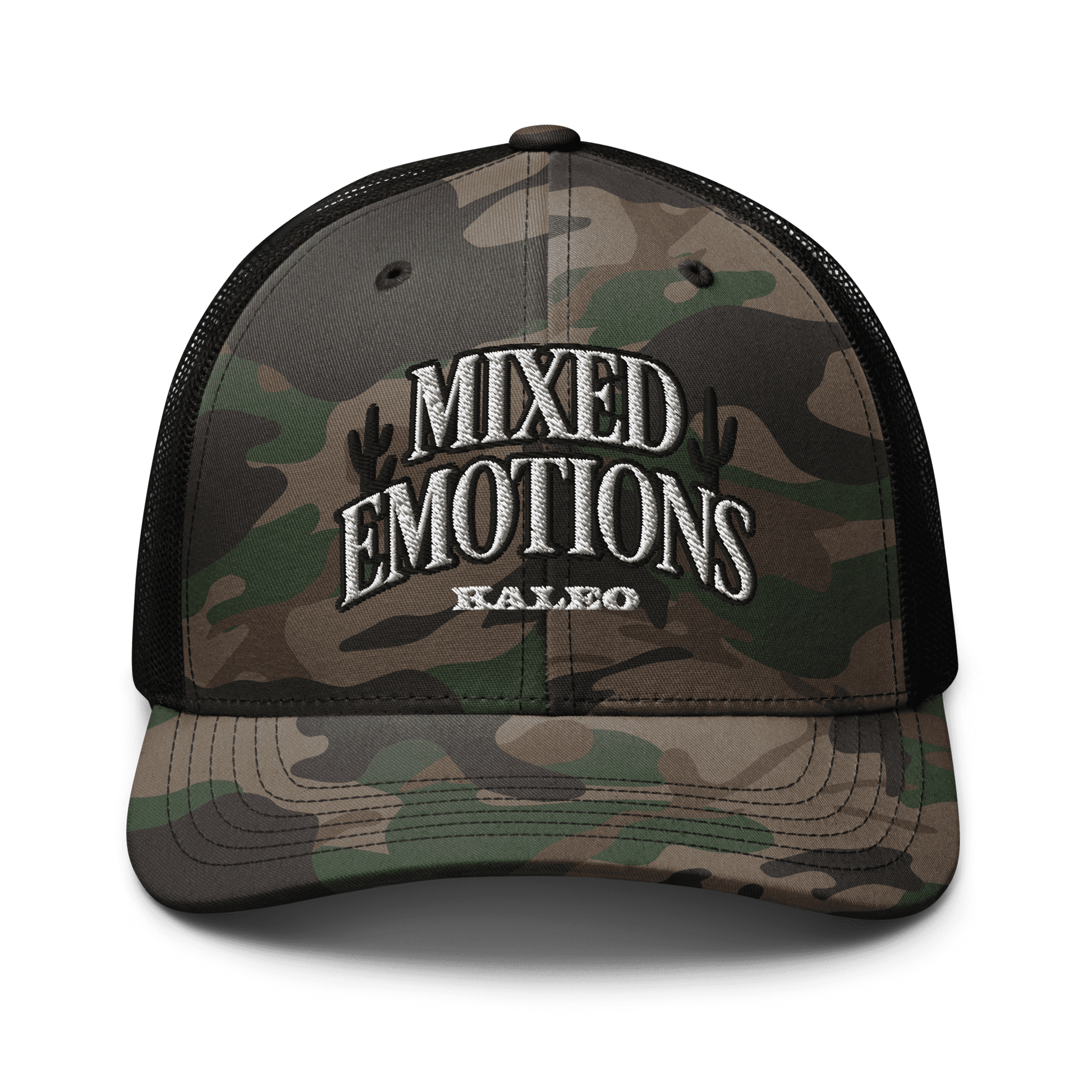 Mixed Emotional Brand Trucker Raleo Hat