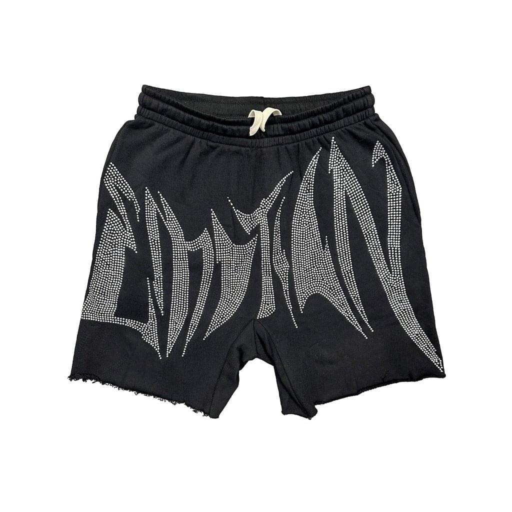 Mixed Emotional Brand Wild Black Shorts