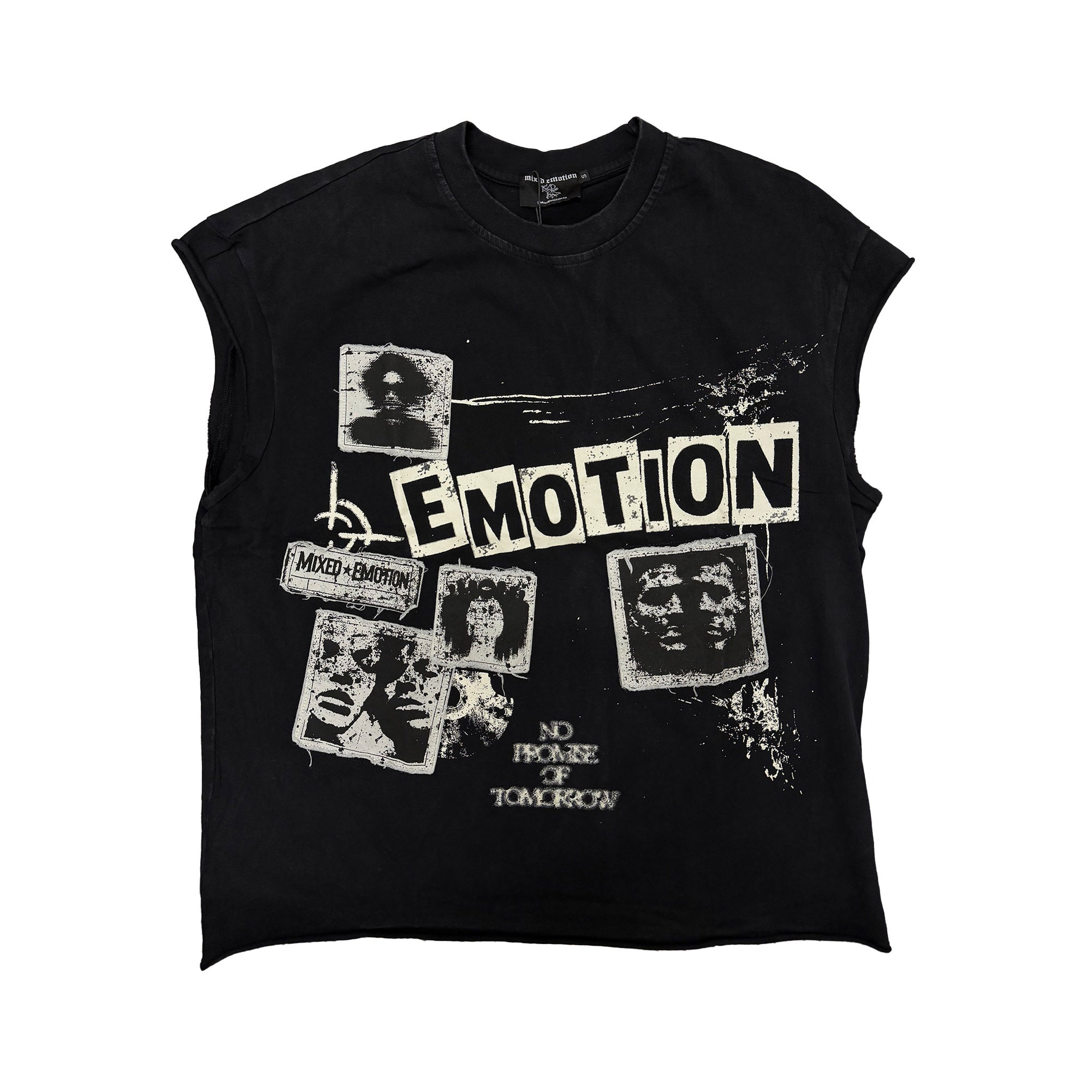 IMG-5515 Mixed Emotional Brand Newspaper Sleeveless