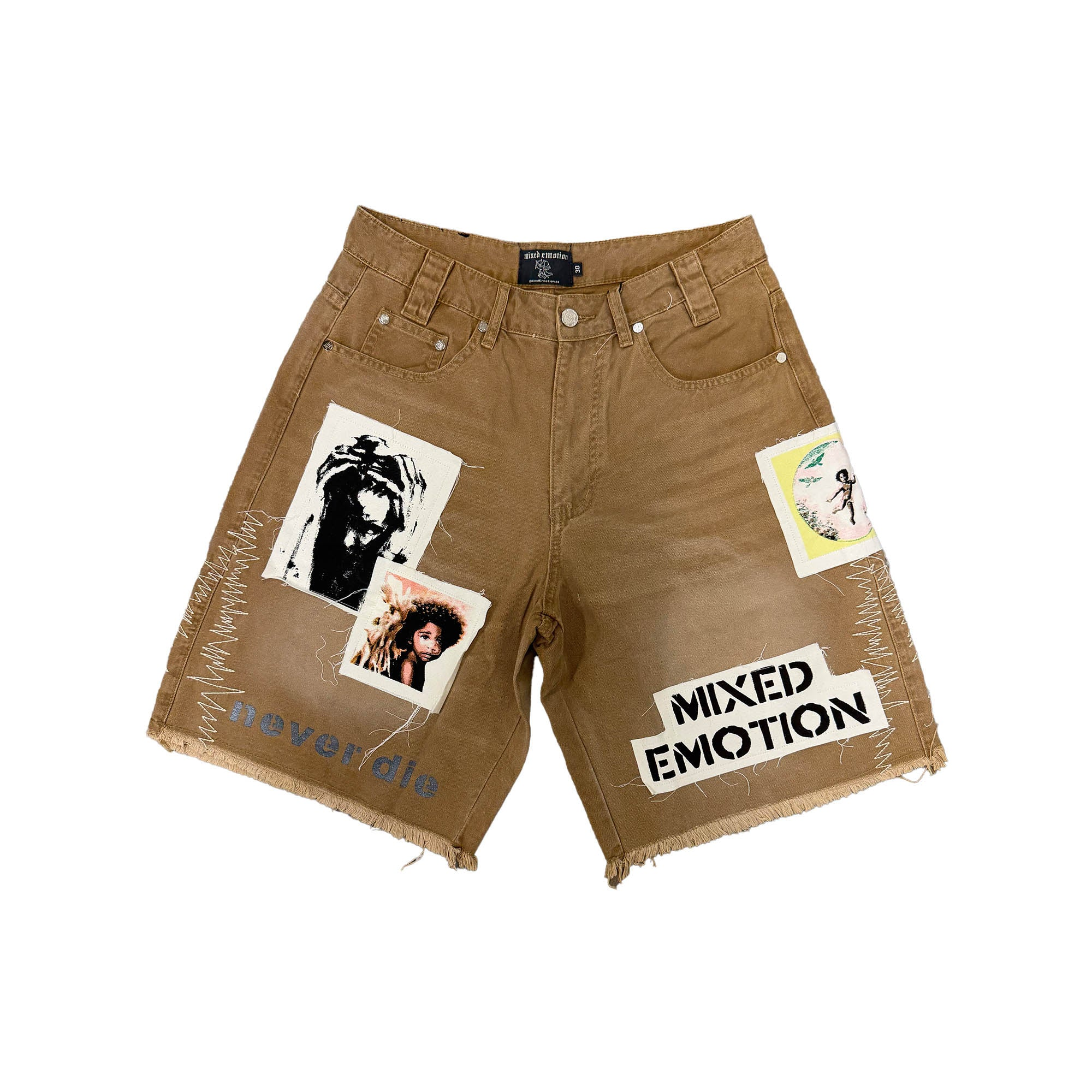 4CCA95AE-E565-484D-A60B-CD37A7B2E3F9 Mixed Emotional Brand Chaos Carpenter Shorts