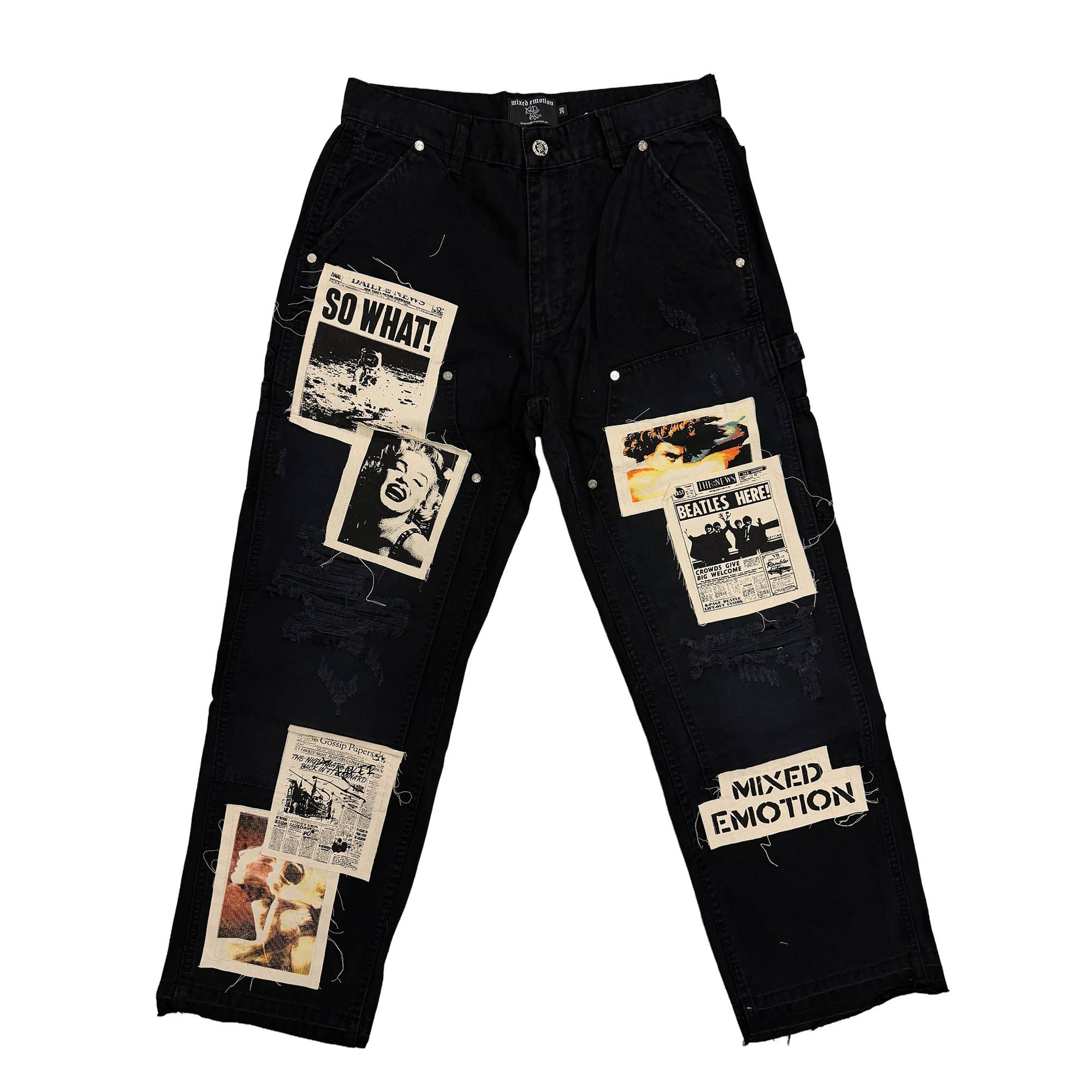 IMG-9659 (1) Mixed Emotional Brand Black Carpenter Pants