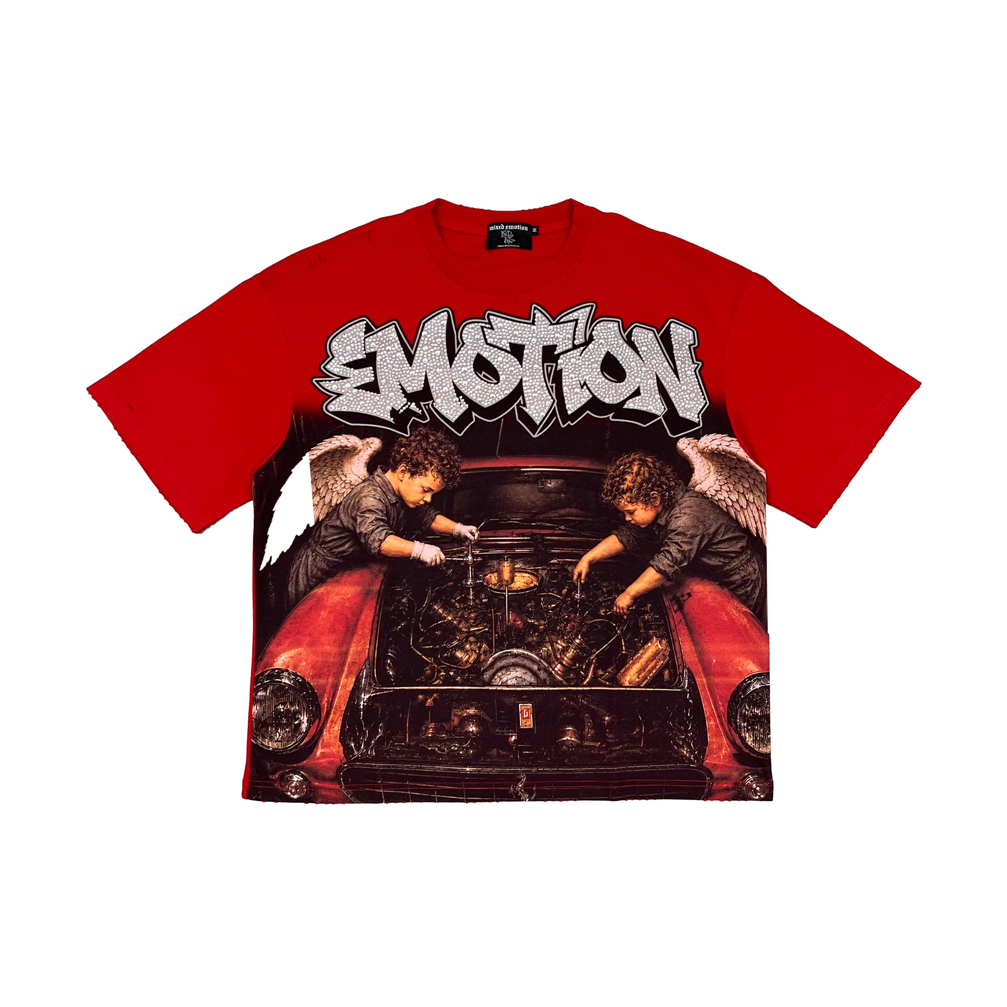23791267-DA15-4E7C-812E-7DBF6BC8CB43 Mixed Emotional Brand Garage Tee